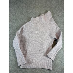 MOTH Anthropologie Sweater Womens Small Purple Knit Wool Batwing Dolman Sleeve